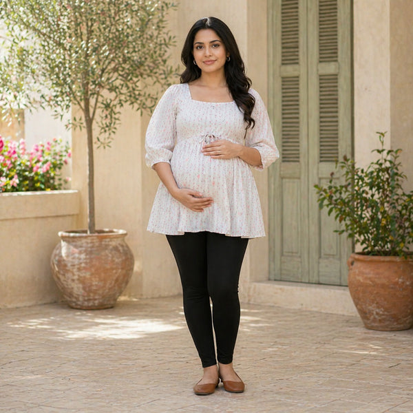 Floral Cotton Customised Maternity wear