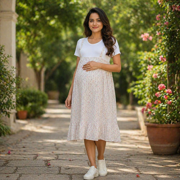 Floral Cotton Customised Maternity wear