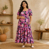 Big Floral Customised Maternity Wear