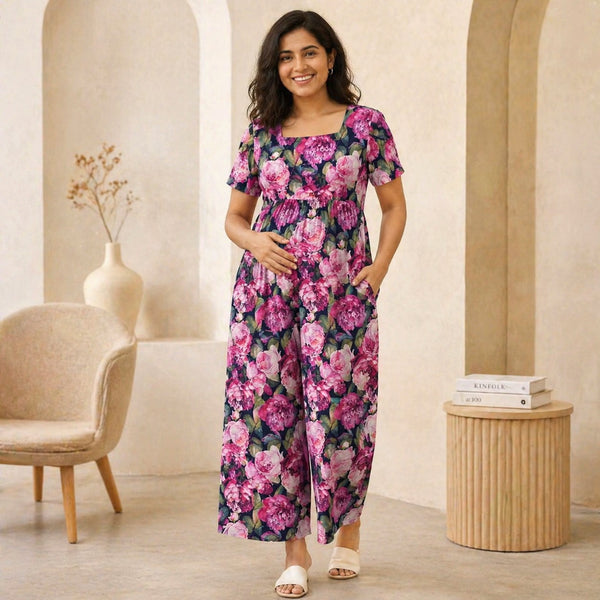 Big Floral Customised Maternity Wear