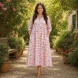 Pastel Bloom Customized Maternity Dress