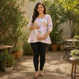 Pastel Bloom Customized Maternity Dress