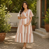 Blush Stripe Customized Maternity collection