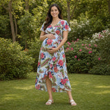 Tropical Floral Maternity Dress & Pinafore Collection