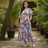 Tropical Floral Maternity Dress & Pinafore Collection