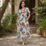 Tropical Floral Maternity Dress & Pinafore Collection