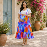 Vibrant Splash Maternity & Feeding Wear Collection