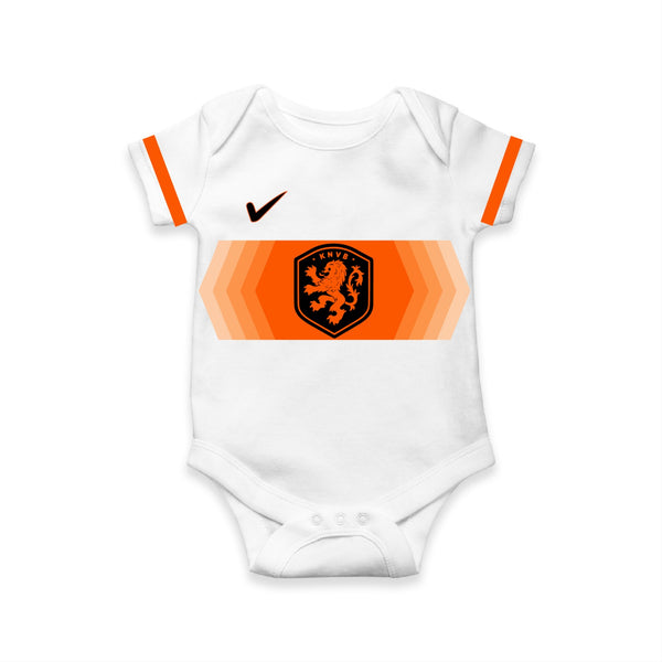 Netherlands Football Team Inspired Baby Romper – Orange Pride Bodysuit