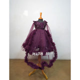 Purple Wine Family Combo Suit - Dad, Mom,Girl Kid