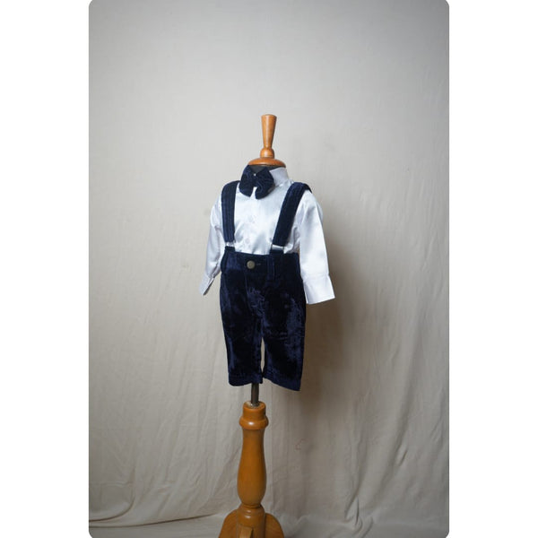 Royal Cascade Embroidered Velvet Suit Set - Boy Kid