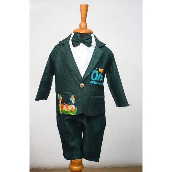 Wild One Birthday Blazer Set- Boy kid