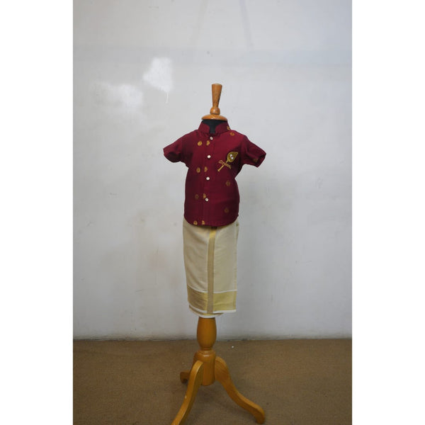 Little Prince Shirt and Dhoti Set - Boy Kid