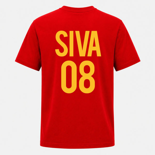 Spain Football Team Inspired Adult T-Shirt – Red Fan Jersey