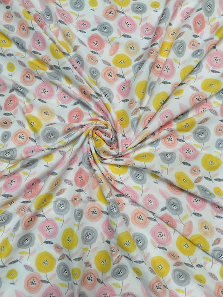 Pastel Citrus Bloom Family Outfit Set – Matching Dad, Mom & Kids Clothing