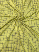 Sunny Grid Check Yellow Family Matching Outfit Set