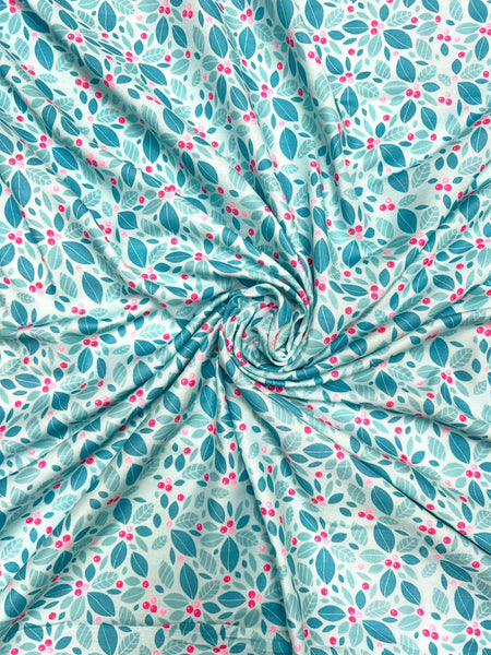 Aqua Leaf Breeze Family Matching Outfit Set