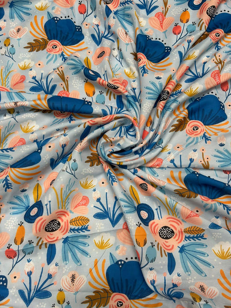 Blue Meadow Family Outfit Set