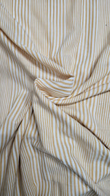 Peach Meadow Stripes Cotton Customised Maternity Wear.