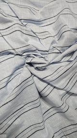 Blue Mist Stripe Cotton Customised Maternity Wear.