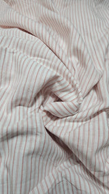 Rosé Stripe Cotton Customised Maternity Wear.