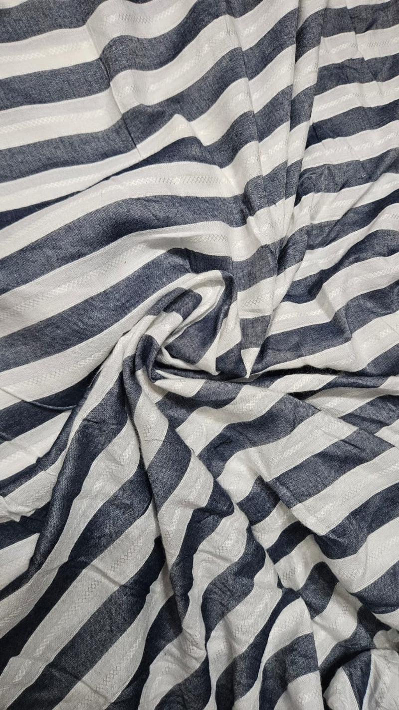 Black Vertical Stripe Cotton  Customised Maternity Wear.