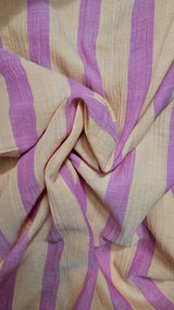 Rosewood Stripe Cotton Customised Maternity Wear