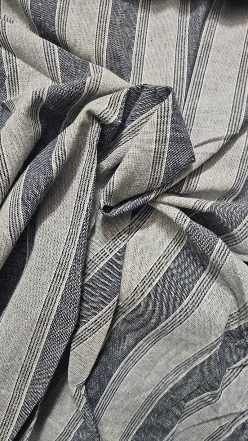 Muted Blue-Grey Stripes Customised Maternity Collection
