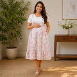 Pastel Bloom Customized Maternity Dress