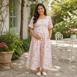 Pastel Bloom Customized Maternity Dress