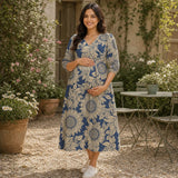 Elegant Printed Maternity Dresses
