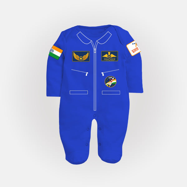 Personalized Future IAF Pilot Sleep Suit | Custom Sleep Suit for Your Little Aviator