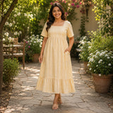 Butter Yellow Maternity Dress Collection