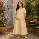 Butter Yellow Maternity Dress Collection