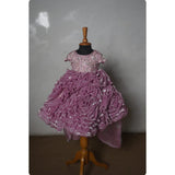 Blush Pink Mother & Daughter Matching Gown Set