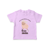 My First World Might Be a Command Aries T-Shirt | Personalized Aries T-Shirt for Your Little Leader - LILAC - 0-5 Months Old (Chest 17")
