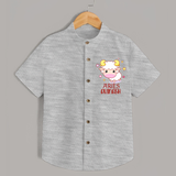 Aries Baby Shirt | Custom Shirt for Aries Babies - GREY - 0 - 6 Months Old (Chest 23")