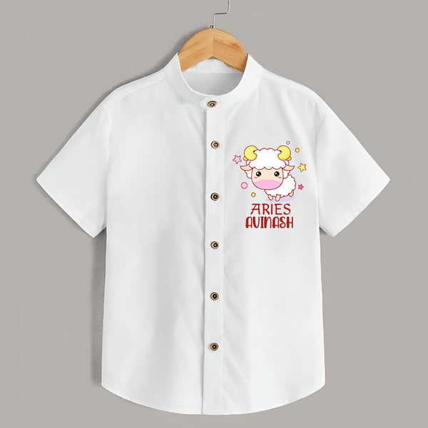 Aries Baby Shirt | Custom Shirt for Aries Babies - WHITE - 0 - 6 Months Old (Chest 23")