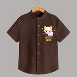Aries Baby Shirt | Custom Shirt for Aries Babies - CHOCOLATE BROWN - 0 - 6 Months Old (Chest 23")