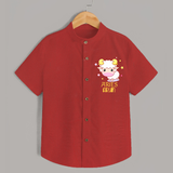 Aries Baby Shirt | Custom Shirt for Aries Babies - RED - 0 - 6 Months Old (Chest 23")