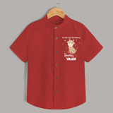 Too Cute To Be This Stubborn Taurus Shirt | Personalized Taurus Shirt for Your Little Stubborn Star - RED - 0 - 6 Months Old (Chest 23")