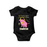 Snacks, Naps and Taurus Vibes Romper / Onesie | Custom Taurus Romper / Onesie for Your Cozy Baby - BLACK - New Born (Chest 14")