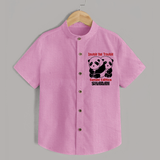 Double The Trouble Gemini Edition Shirt | Personalized Gemini Shirt for Your Little Trouble Maker - BABY PINK - 0 - 6 Months Old (Chest 23")