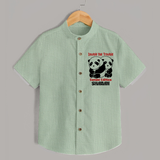 Double The Trouble Gemini Edition Shirt | Personalized Gemini Shirt for Your Little Trouble Maker - MINT GREEN - 0 - 6 Months Old (Chest 23")