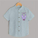 Born With A Built-In Chat Mode Gemini Shirt | Custom Gemini Shirt for Your Little Talker - ARCTIC BLUE - 0 - 6 Months Old (Chest 23")