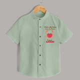 Made With Extra Love And Tears Cancer Shirt | Custom Cancer Shirt for Your Little One - MINT GREEN - 0 - 6 Months Old (Chest 23")