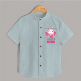 Cancer Baby Shirt | Custom Shirt for Your Little Cancer Baby - ARCTIC BLUE - 0 - 6 Months Old (Chest 23")