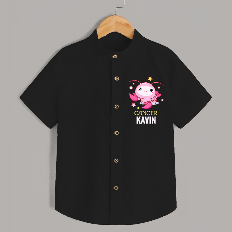 Cancer Baby Shirt | Custom Shirt for Your Little Cancer Baby - BLACK - 0 - 6 Months Old (Chest 23")
