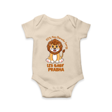 100% Main Character Energy Leo Baby Romper / Onesie | Personalized Leo Romper / Onesie for Your Little Star - IVORY - New Born (Chest 14")