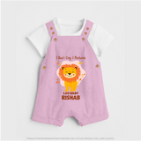 I DonÕt Cry, I Perform Leo Baby Dungaree Set | Custom Leo Dungaree Set for Your Little Performer - BABY PINK - 0 - 5 Months Old (Chest 18")