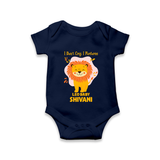 I DonÕt Cry, I Perform Leo Baby Romper / Onesie | Custom Leo Romper / Onesie for Your Little Performer - NAVY BLUE - New Born (Chest 14")